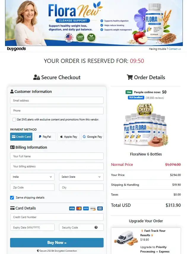 FloraNew Order Page